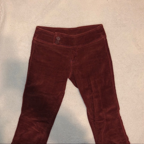 Burnt orange Corduroy straight leg pants - Picture 3 of 8
